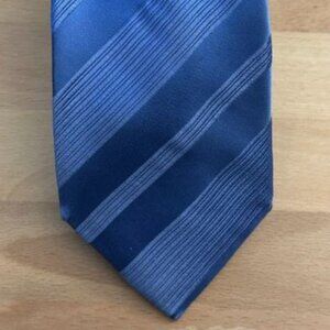 Silk Blue Striped Men's Tie